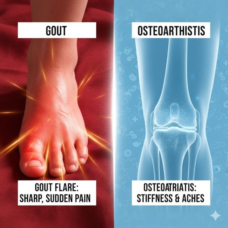 gout vs arthritis difference