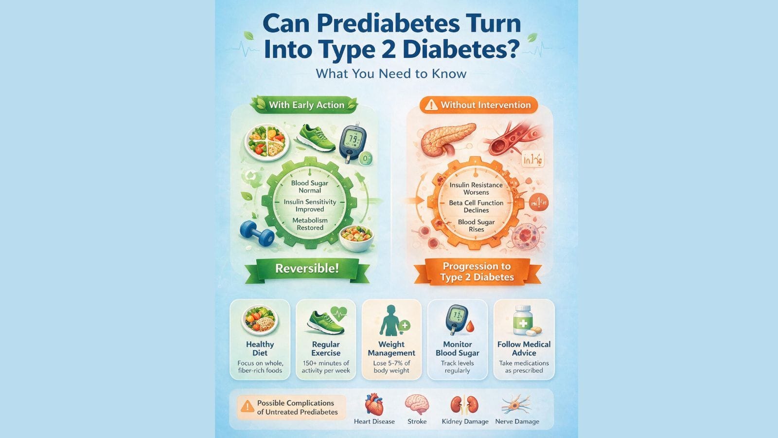 Can Prediabetes Turn Into Type 2 Diabetes