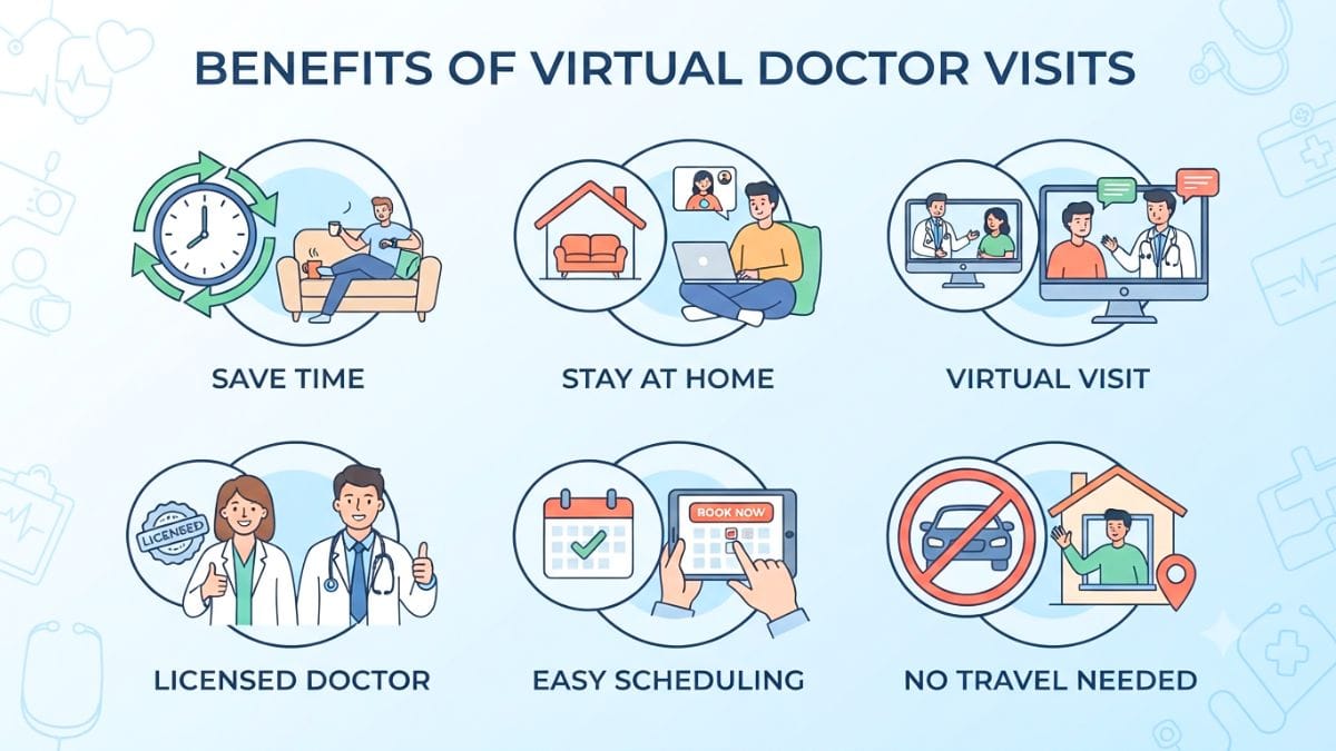 Benefits of Online Doctor Consultation in the USA for non-emergency healthcare